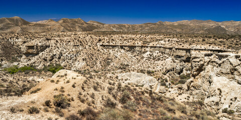 Tabernas Desert Nature Reserve, Special Protection Area, Hot Desert Climate Region, Tabernas, Almería, Andalucía, Spain, Europe