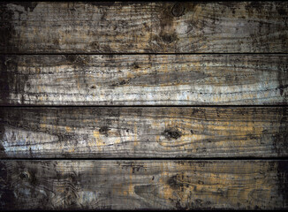 Four horizontal strips of wood as a natural background