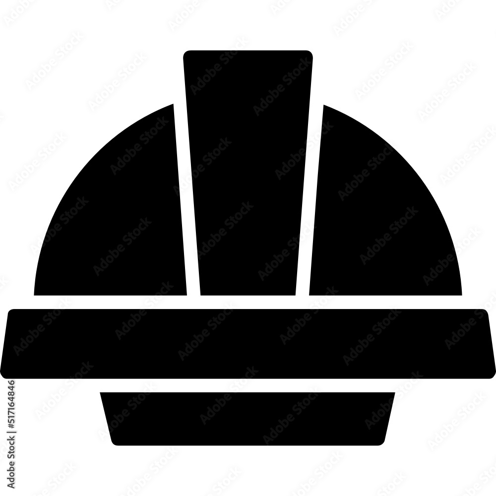 Sticker Hard Hat Icon