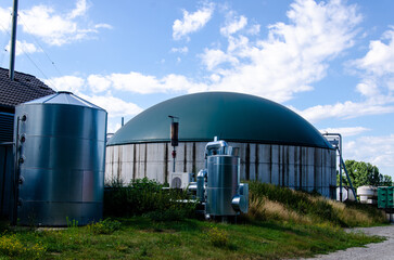 Agricultural biogas plants on the farm