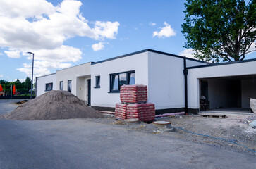 Construction of a new house