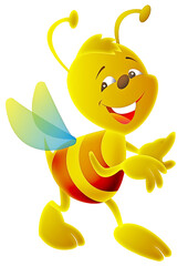 Ape che cammina e sorride con strisce rosse