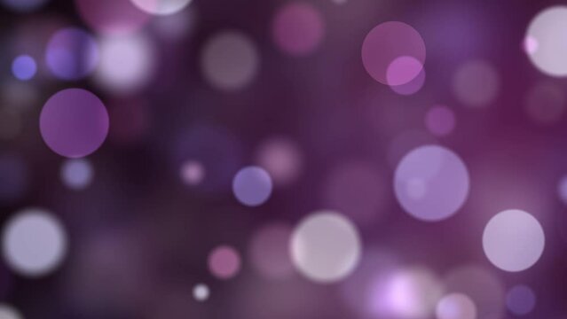 bokeh circles purple background abstract animation