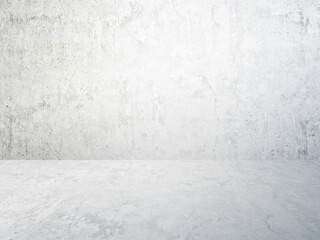 concrete white room