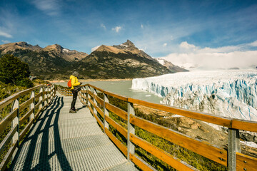 glaciar Perito Moreno , Parque Nacional Los Glaciares, departamento Lago Argentino,  provincia de...