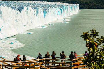 glaciar Perito Moreno , Parque Nacional Los Glaciares, departamento Lago Argentino,  provincia de...