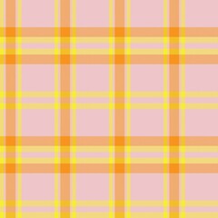 Orange Asymmetric Plaid textured Seamless Pattern
