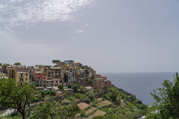 Fototapeta na wymiar Cinque Terre are five beautiful villages at the coast of Italy.