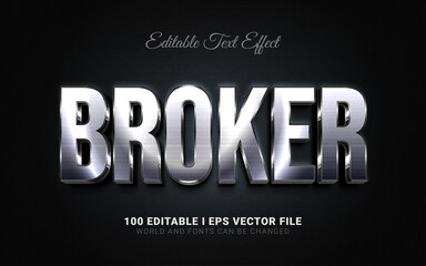 broker text effect