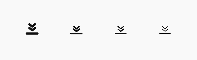 Download button vector icon design