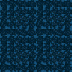 Dark blue seamless pattern. Art deco style.Dark blue seamless pattern. Art deco style.
