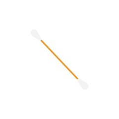 Cotton bud icon free vector
