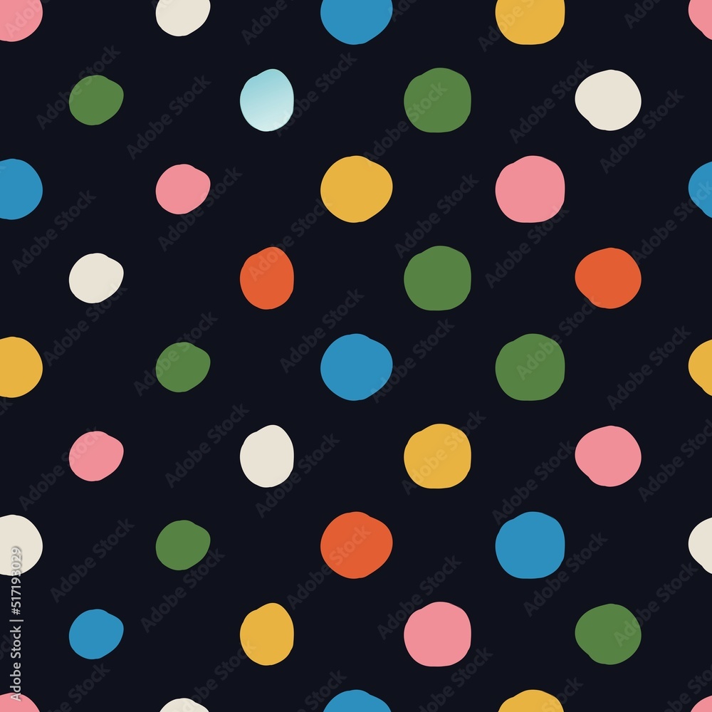 Poster abstract retro geometric seamless pattern. bright colorful nostalgic background design. vector illus