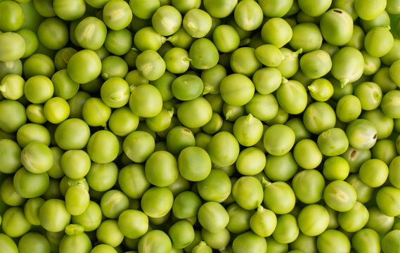 Textura de arvejas (Chicharo). Concepto de verduras y comida saludable.