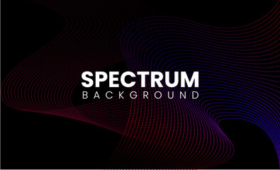 Spectrum background. Abstract colorful wave background for design of flyer, banner, cover, dekstop walpaper. background with halftone.