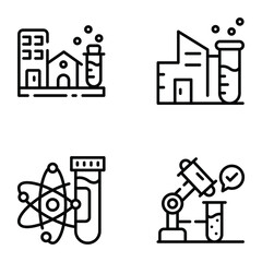 Data Science Outline Icons Pack
