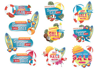 summer sale banner design for website banner background