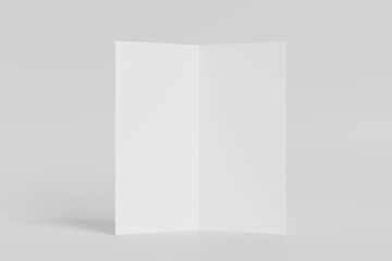 Blank DL Bi-Fold Mockup