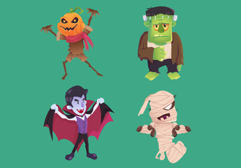 Halloween Monsters 1