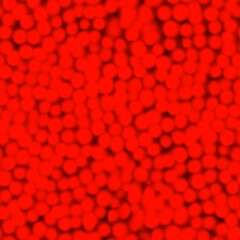 Abstract blurred seamless pattern with red dots. Background with circles that are close to each other