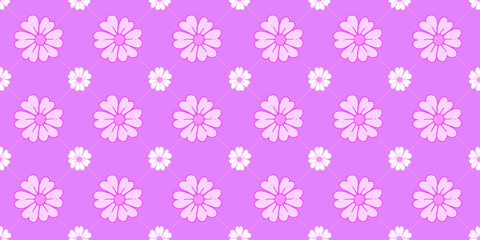 Abstract seamless floral pattern for textile and wallpapers
