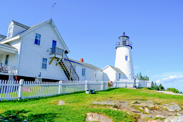 Fototapeta na wymiar Pemaquid Point Light, Maine, United States 