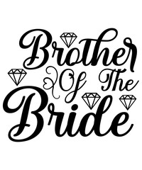 Wedding SVG Bundle, Mr and Mrs Svg, wedding svg files, Bridesmaid Svg, Bride Svg, Flower Girl Svg, groom svg