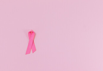 Pink ribbon day against cancer