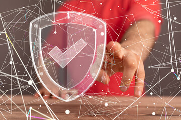 security data code digital in hand