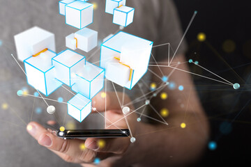 conference Digital Network and data concept 3d