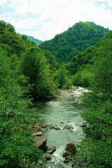 river in the mountains