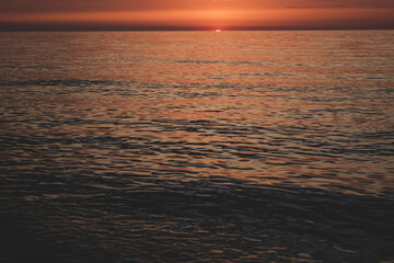 Fototapeta premium sunset on the sea