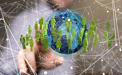 Structure of world economy, communication network..