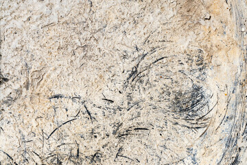 Cement on plastic texture