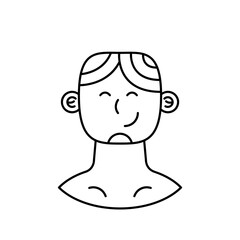 blond man avatar character