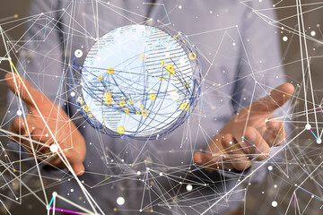 Unity group and teamwork concept.