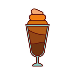 chocolate ice cream cup
