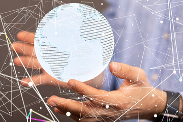 internet net and data digital concept.