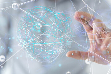 internet net and data digital concept.