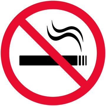 no smoking red sign image
