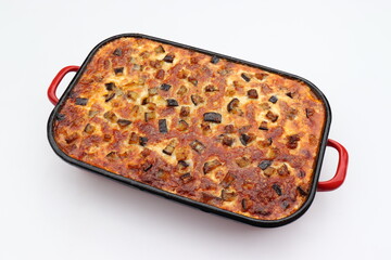 Ratatouille-Auflauf. Gemüseauflauf.