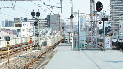 Japanese train station