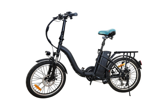 Modern Electric Bike Isolated