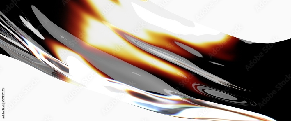 Poster abstract line fluid colors backgrounds. trendy vibrant fluid colors. 3d render