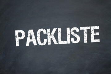 Packliste