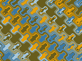 Abstract and contemporary digital art design