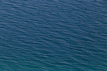 blue water surface of Dead sea