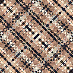 Tartan plaid pattern with texture and coffee color.