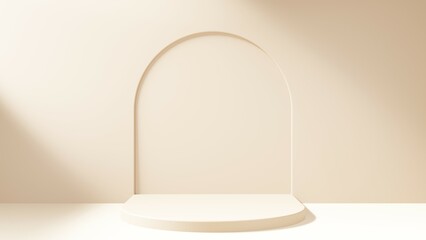 3D Podiums for product showcase Background