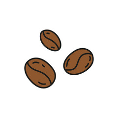 Doodle coffee beans.
